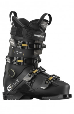 Women\'s ski boots Salomon S / MAX 110 W Black / gold Glow / b
